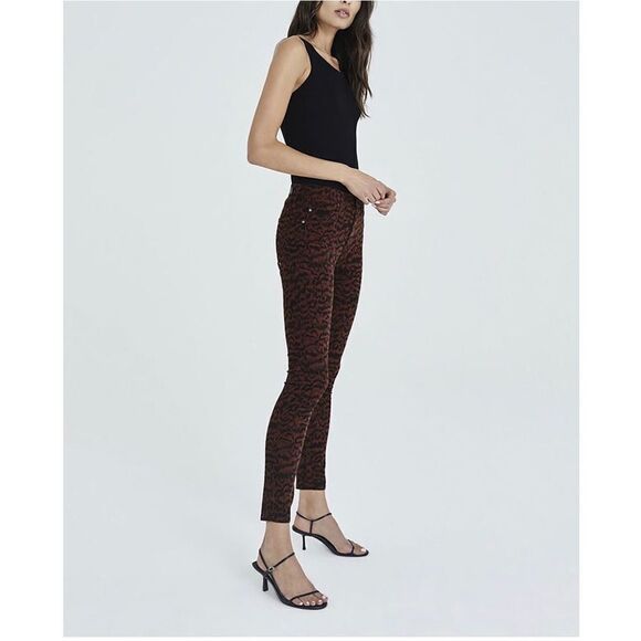 AG Adriano Goldschmeid The Farrah Skinny Ankle‎ In Velvet Corduroy Size 29 R - Picture 1 of 12